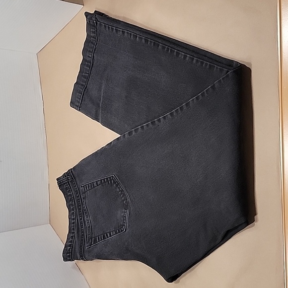 Gap Size 14 / 32L Black 'Long and Lean' Jeans, Gently Used Condition - Picture 1 of 13